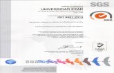 ESAN | Graduate School of Business · PEI 6/819942355 The management system of UNIVERSIDAD ESAN Av. Alonso de Molina 1652, Monterrico, Santiago de Surco Lima - Perú has been assessed