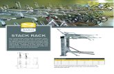 StACk rACkSaris Stack rack is a commercial grade rack with few moving parts and customized bike spacing 16 bike maximum per section. Can be designed in sections of 4, 6, 8, 10, 12,