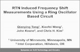 RTN Induced Frequency Shift Measurements Using a Ring ...people.ece.umn.edu/groups/VLSIresearch/papers/2013/VLSI13_RTN_… · RTN Characterization Techniques SRAM Logic circuit or