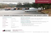 RARE COMMERCIAL PROPERTY IN WEST LINN · 2019-08-05 · Kevin VandenBrink 503.972.7289 kevinv@macadamforbes.com Licensed in OR All of the information contained herein was obtained