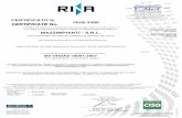 CERTIFICATO N. OHS-3380 CERTIFICATE No. MAZZIMPIANTI - …mazzimpiantisrl.it/.../2020/03/CERTIFICATO-BS-OHSAS... · BS OHSAS 18001:2007 DESIGN AND INSTALLATION OF HEATING, AIR-CONDITIONING,
