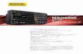 MSO5000シリーズ - RIGOL Technologies...2019/12/16  · MSO5000 シリーズ デジタル・オシロスコープ •アナログ帯域幅：350MHz, 200MHz, 100MHz , 70MHz 帯域幅アップグレード・オプション・サポート