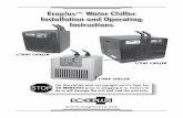 Ecoplus Water Chiller Installation and ... - Hydroponics · Whether your hydroponic garden is an Ebb and Flow, Top-Feed drip, Aeroponic, nFT or deep Water Culture system; your plants