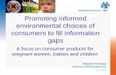 Promoting informed environmental choices of consumers to ... · Level of implementation of Aarhus convention : “some reporting countries indicated a need for more information about