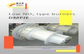 Low NOx type burners DMPJE - BCE Italia - Burners and ...bceitalia.com/media/DM-Brochure.pdf · refinery or industrial furnace, thermal oxidizers and process heaters. B .C.E. “DMPJE”