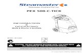 PEX 500-C-TICK · A-8 / ENGLISH A-8 - FORM NO. 56091021 - PEX 500-C-TICK KNOW YOUR SWITCH PLATE A Solution Pump Switch - This switch turns the solution pump ON and OFF. B Vacuum Switch