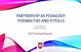 Partnership as Pedagogy: Possibilities and Pitfalls€¦ · •Enhances student learning and/or research studies ... in seeking employment and/or changing jobs • Obtain experience