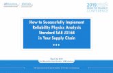How to Successfully Implement Reliability Physics Analysis ... DfR Conference/Presentati… · −3 Board Level Reliability (BLR) EEE component attachment structural integrity issues