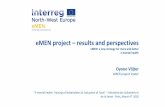 eMEN project results and perspectives · EMDR 'game' therapy for people with PTSD online therapy for primary care; for anxiety and depression self test after experiencing a distressing