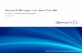 Genworth Mortgage Insurance Australiainvestor.genworth.com.au/DownloadFile.axd?file=... · 8/5/2015  · 1H 2015 RESULTS PRESENTATION • produced by GENWORTH AUSTRALIA • 8 1H 2015