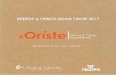 DETROP & OENOS ROAD SHOW 2017 · the Athos Blend (Athonitiko Harmani), a special Greek coffee recipe by the Elder Spyridon from Little St. Anne's hermitage on Mount Athos and comes