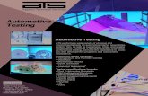 Automotive Testing - Applied Technical Services · Automotive Testing ATS performs a wide variety of physical and environmental tests on automotive interior assemblies, exterior trim,