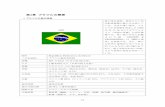 1 ブラジルの概要 - JBIC訳では、Federative Republic of Brazil、日本語訳では、ブラジル連邦共和国と記される。 図表 1-1 ブラジルの位置（モルワイデ図法