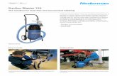 The solution for dust free and economical blasting · 2017-10-10 · Suction Blaster 750 The solution for dust free and economical blasting . Nederman Suction Blaster 750 is not a