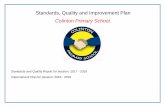 Standards, Quality and Improvement Plan Colinton Primary School · 2019-03-26 · Set up Colinton Attainment tracker to collate all information around each pupil and through regular