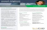 Joseph Migliozzi TechCXO Finance & Operations Partner ... · TechCXO Finance & Operations Partner - New York CONTACT DETAILS +1 (914) 643-2365 joe.migliozzi@techcxo.com RELEVANT EXPERIENCE