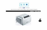 WHYNTER SNO PORTABLE AIR CONDITIONER · 2 Thank you for choosing the Whynter SNO portable air conditioner. You have bought one of the best portable air conditioners available today.