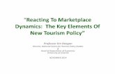 Reacting To Marketplace Dynamics: The Key Elements Of to... · 2018-04-16 · - Hotel and holiday branding - Promotional air fares - Mass marketing - Credit cards Production: - Cheap