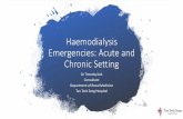 Haemodialysis Emergencies: Acute and Chronic Setting · KDOQI (Pre-HD SBP – minimum intradialytic SBP) ≥ 20mmHg AND symptoms of cramping, headache, light-headedness, vomiting