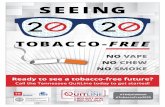 SEEING 2Ø 2Ø TOBACCO-FREE VAPE CHEW SMOKE Ready to see … · at a cost of $0.61 per copy 01/20 Tennessee Tobacco UITLINE 1-800-QUIT-NOW 1-800-784-8669 #TNQuitWeek #TobaccoFree2020