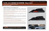 VX-2100E/2200E Series · Title: VX-2100/2200 Series Author: Vertex Standard Subject: With 50W VHF/45W UHF power output for effective communications transmission, the VX-2100/2200