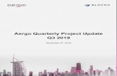 Aergo Quarterly Project Update Q3 2019 · Aergo 3Q-2019 Quarterly Project Update 1 | P a g e N o v e m b e r 4 t h , 2 0 1 9 Notice to Readers The information contained in this Quarterly