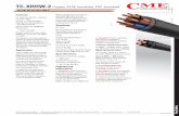 CHHW2 Copper XLPE Insulated PVC Jacketed · 2017-07-27 · 1 Features UL Listed as TC-ER - exposed run tray cable. Jacket is rated Sunlight Resistance, Oil Resistance I and Direct
