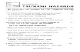 SCIENCE OF TSUNAMI HAZARDStsunamisociety.org/STHVol2N2Y1984.pdf · 2018-06-22 · historic tsunamis in Hawaii and of similar studies in Japan and at two places in California indicate