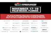 NOVEMBER 17-19automotiveattributionsummit.com/.../AAAS_Brochure... · 7:00 PM Opening Cocktail Reception Sponsored by Dealer eProcess Monday, November 18th – Conference Opens 7:00