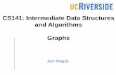 CS141: Intermediate Data Structures and Algorithms Graphsamr/courses/19FCS141/... · CS141: Intermediate Data Structures and Algorithms Graphs Amr Magdy. Graph Data Structure A set