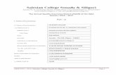 Salesian College Sonada & SiliguriAQAR 2015 – 2016: Salesian College Sonada & Siliguri Page 2 1.4 NAAC Executive Committee No. & Date: (For Example EC/32/A&A/143 dated 3-5-2004.