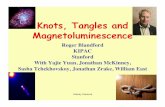 Knots, Tangles and Magnetoluminescenceaero-comlab.stanford.edu/jameson/aj80th/blandford_v2.pdf– Small fraction of average power 14 xi 2014 Antony Jameson 12 Alexander (1928): t+t-1-1