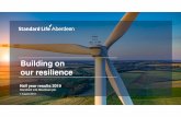 Building on our resilience - Standard Life Aberdeen · Strategic insurance partners £0.1bn Improved momentum across a broad range of propositions including cash/liquidity and quantitative