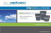 AIR FILTRATION for...High quality compressed air filtration starts with selecting the correct filter media. Xebec uses superior-quality filter media with a new, hybrid technology.