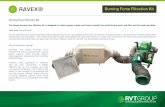 RAVEX® Burning Fume Filtration Kit · Filtration Kit will be supplied with; a spark guard, capture hood, ducting, 300mm Centrifugal Fan, WandaFilta Plus, EU4 filter and HEPA filter.