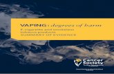 VApiNg: degrees of harm - Auckland / Northland...The report was peer reviewed by Professor richard Edwards (university of otago), and Professor david Hammond (university of Waterloo,