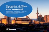 Toronto Office of Recovery and Rebuild...toronto.ca/RecoveryRebuild 2 About this Discussion Guide This guide was created to support the City of Toronto’s work to recover and rebuild