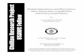 Global Operations and Biometrics: Next Generation ... · Next Generation Capabilities and Policy Implications by Colonel David W. Pendall United States Army United States Army War