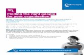 Finding the right people seminar leaflet - Skills for Care · Title: Finding the right people seminar leaflet Author: Miss Jenna Wood Subject: This 'Finding the right people for your