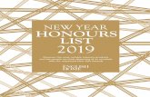 NEW YEAR HONOURS LIST 2019 - The Chelsea …...x Celerie Kemble Calla Sconce, Black, £510, Arteriors x Celerie Kemble Furniture From traditional design to curvaceous new shapes, these