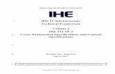 IHE IT Infrastructure Technical Framework Volume 3 …...2017/07/21  · It is likely that future ITI profiles will also use Document Sharing metadata. Profiles from IHE domains other