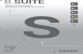 HIGHLY TECHNOLOGICAL, ADVANCED SOFTWARE SOLUTIONS · customers’ day-to-day operations, with user-friendly and intuitive interfaces. B_SUITE is a complete suite of advanced software