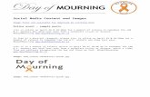 Day of Mourning€¦ · Web viewSocial Media Content and ImagesImage files are available for download by clicking here Online e vent – sample posts Join us online on April 28 @
