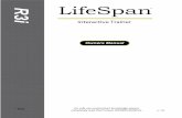 R3i Interactive Trainer - LifeSpan Fitnessmedia.lifespanfitness.com/media/pdf/Manual-R3i.pdf · 2018-10-31 · LifeSpan products can help you achieve your health and ﬁtness goals.