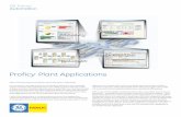 Proficy Plant Applications€¦ · business sense out of plant data in real-time, far exceeding the capabilities of any traditional MES application. Proficy * Plant Applications GE