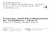 Energy Development in Southern Africa - DiVA portal274396/FULLTEXT01.pdfENERGY, ENVIRONMENT AND DEVELOPMENT IN AFRICA 4 ENERGY AND DEVELOPMENT IN SOUTHERN AFRICA SADCC COUNTRY STUDIES