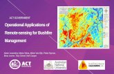 Operational Applications of Remote-sensing for Bushfire ... · Operational Applications of Remote-sensing for Bushfire Management Adam Leavesley, Marta Yebra, Albert Van Dijk, Petter