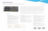 ProSAFE Intelligent Edge Managed Switches · ProSAFE Intelligent Edge Managed Switches Data Sheet M4300 series Page 1 of 49 The NETGEAR® M4300 Stackable Switch Series delivers L2/L3/L4