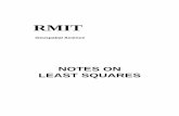 RMIT - myGeodesy on Least Squares 2005.pdf · RMIT University Geospatial Science development of least squares and clearly identifies the historical connection with mathematical statistics,