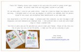 These ABC Memory Verses were created to be used …...These ABC Memory Verses were created to be used with Pre-school or young school aged children. All verses come from the King James